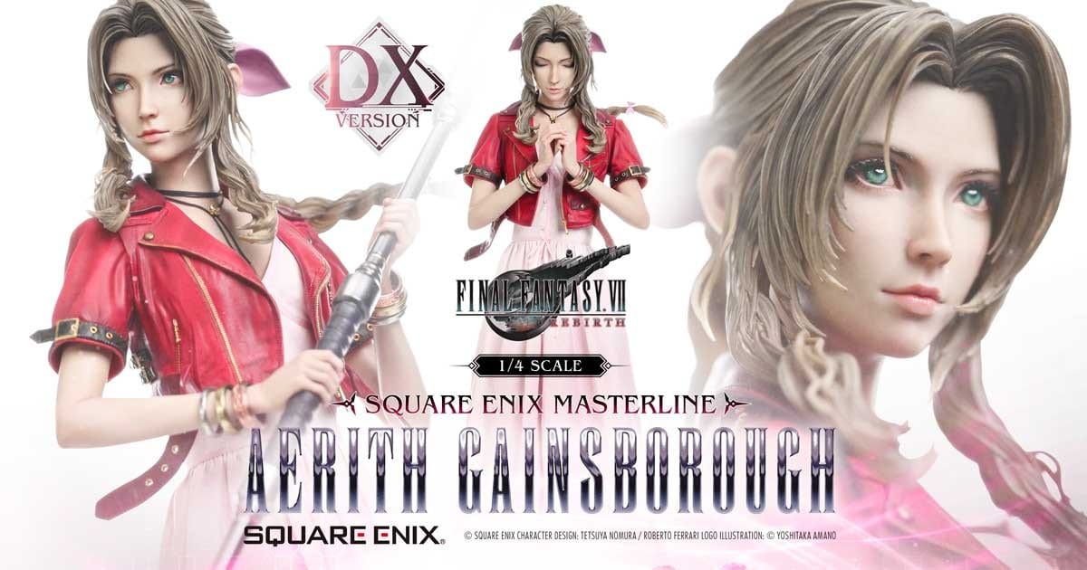 SQUARE ENIX MASTERLINE FINAL FANTASY VII REBIRTH 1/4 Scale Aerith Gainsborough Deluxe Version | STATUE | Prime 1 Studio