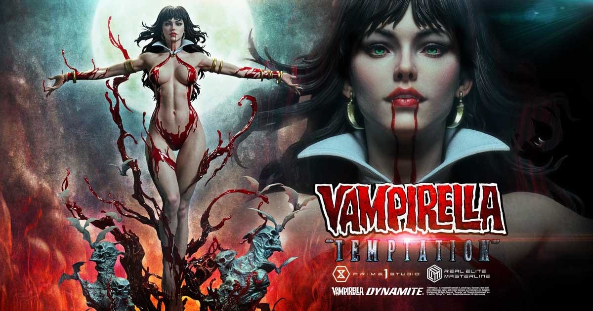 Real Elite Masterline Vampirella Vampirella "Temptation" Bonus Version | STATUE | Prime 1 Studio