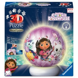 Puzzle bola Gabby's Dollhouse con luz