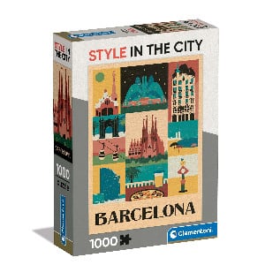 Postal Barcelona Clementoni 1000 piezas