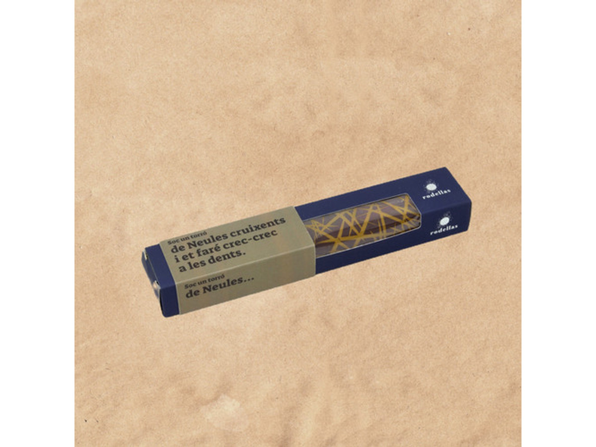 Turrón de neulas crujientes 150g Rodellas | Quatre Vents Eco Shop
