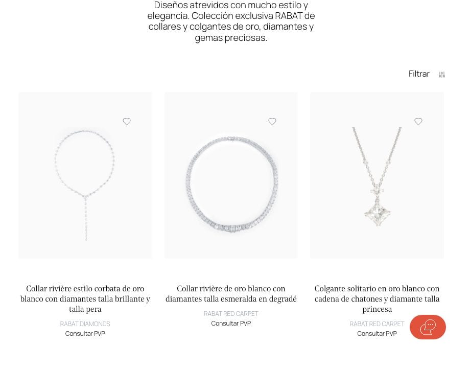 Collares y colgantes RABAT
