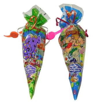 Conos de golosinas personalizados