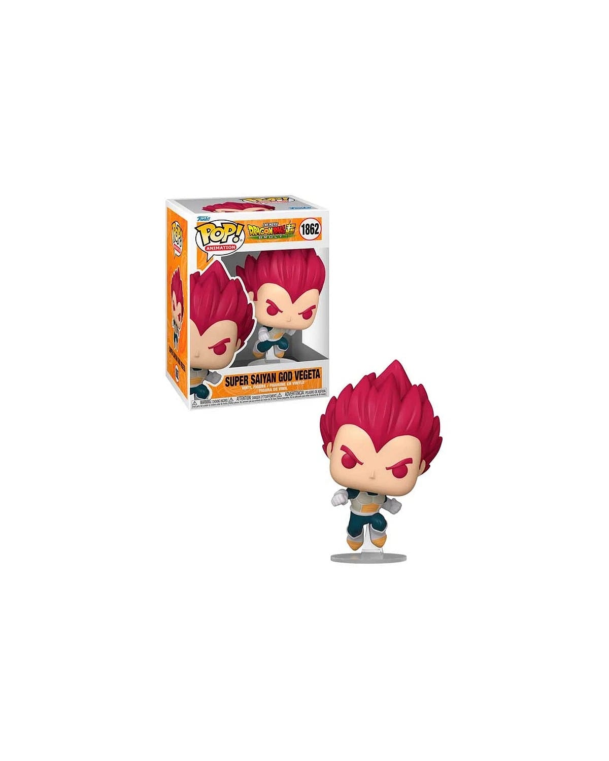 Funko Pop Vegeta Super Saiyan God - Dragon Ball Super: Broly