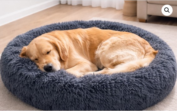 Cama Redonda para Perro Grande 100 cm – Ligera y Cómoda