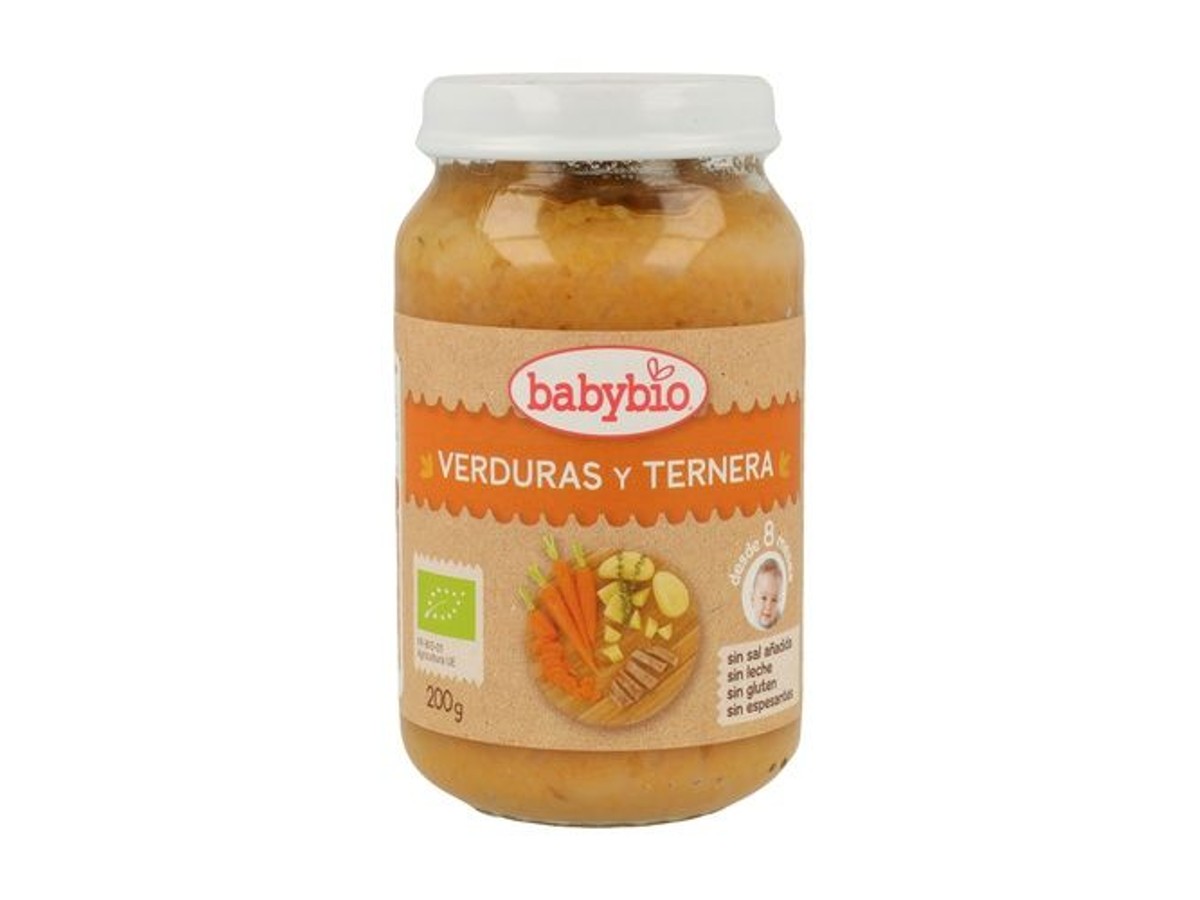 Tarrito Menu Tradicion Ternera y Verduras 200g Babybio