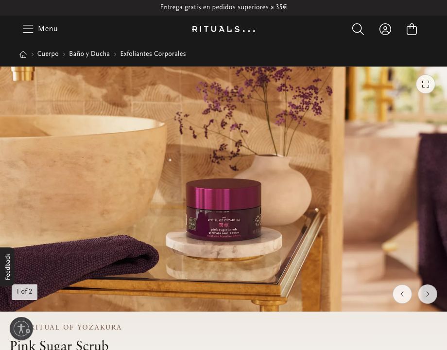 Pink Sugar Scrub The Ritual of Yozakura