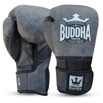 Guantes de Boxeo Buddha Legend Roto Negro