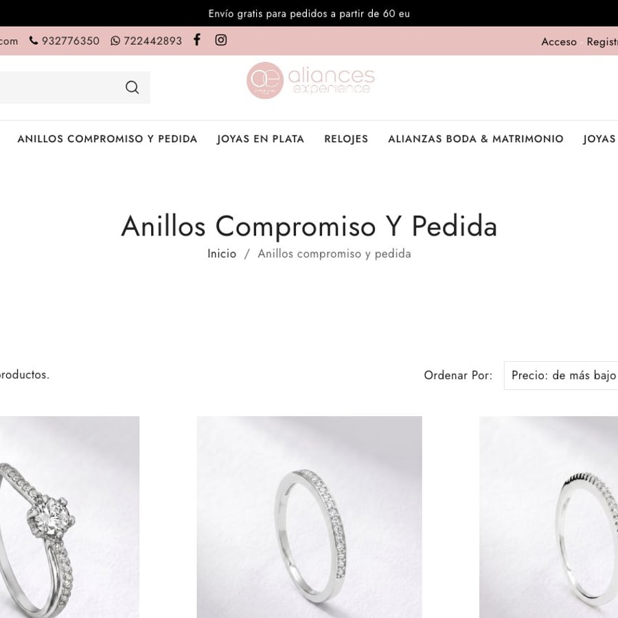 Anillos compromiso y pedida