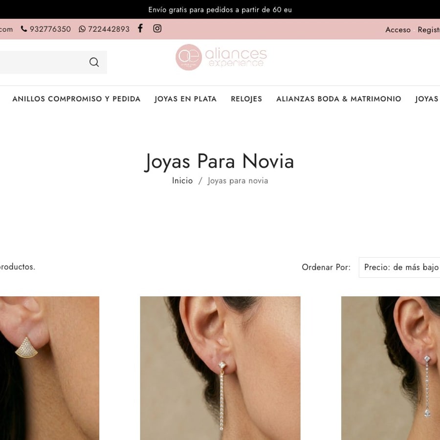 Joyas para novia
