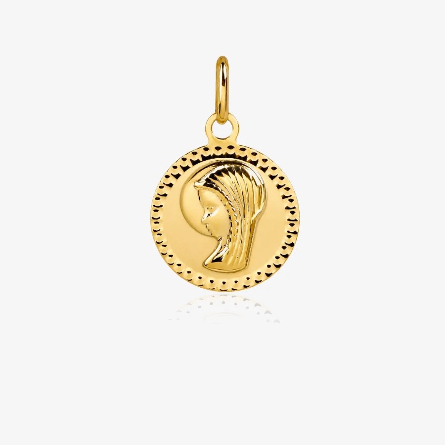 Medalla virgen nina