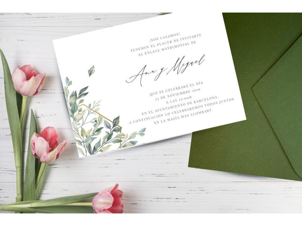 Invitación de boda Grace