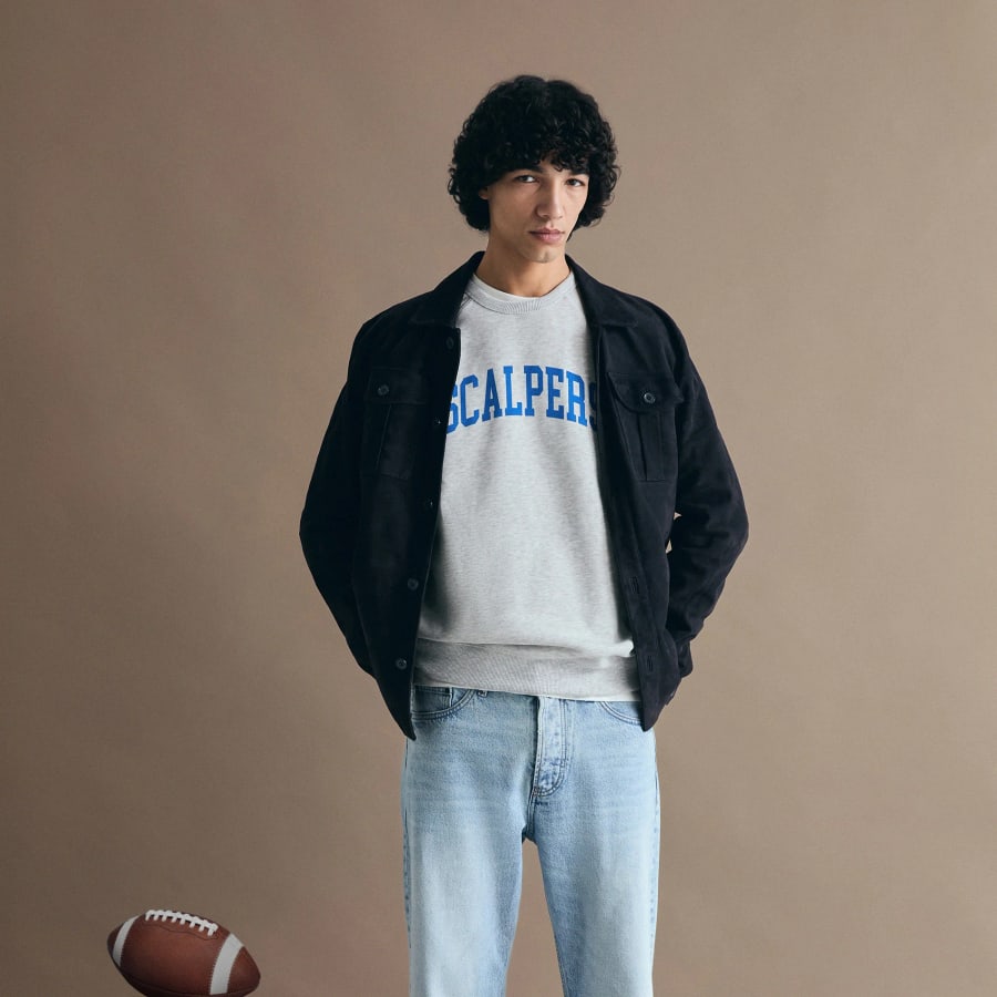 Sweatshirt Print Varsity