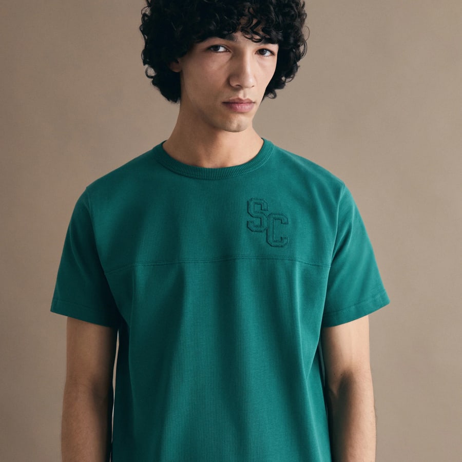 T-shirt print varsity