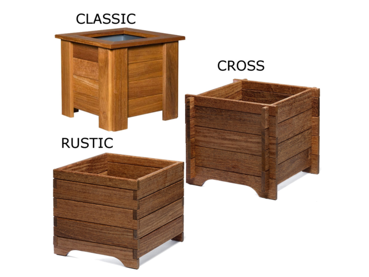 Jardineras de madera a medida
