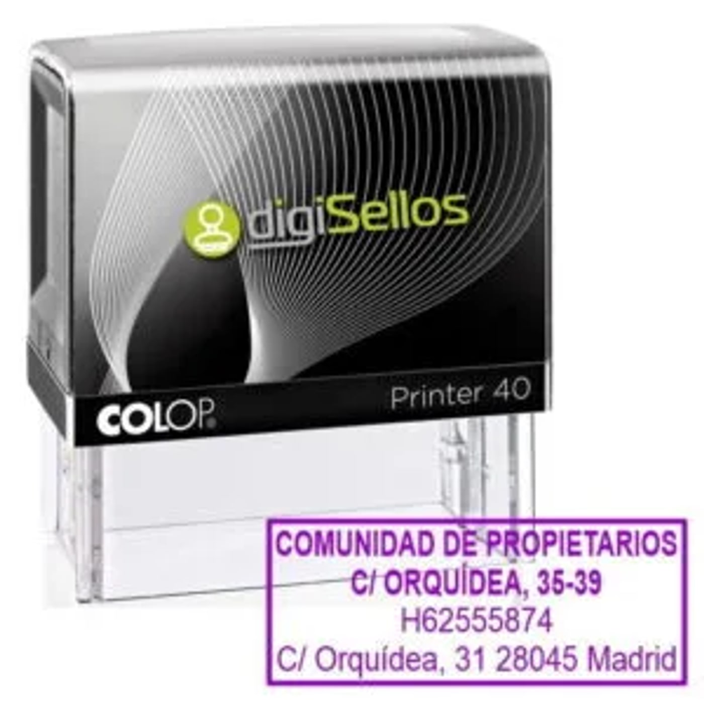 Sello automático para comunidad de propietarios