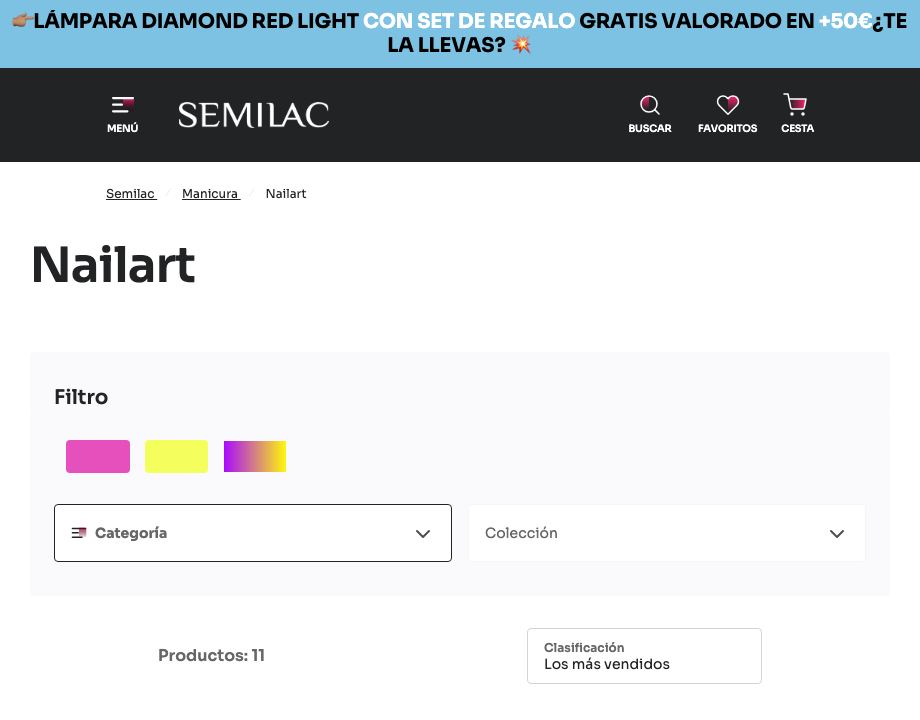 Nail art Semilac