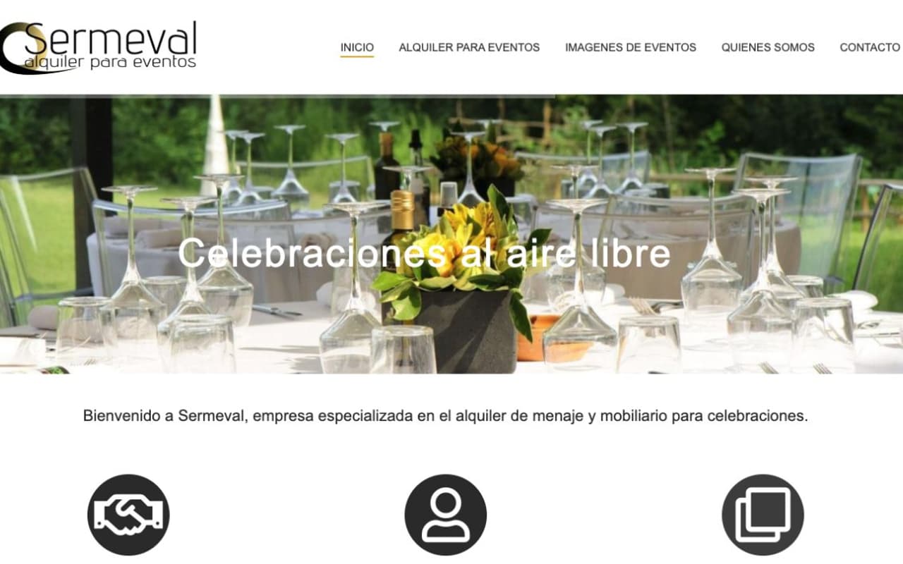 Portada limpia de la web oficial de Sermeval