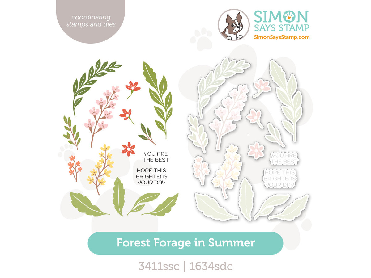 Simon Says Stamps and Dies Forest Forage in Summer set1300ff Every Happiness