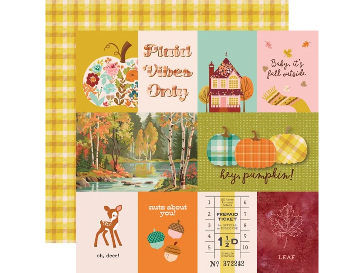Pumpkins & Plaid 3 x 4 / 4 x 6 Elements