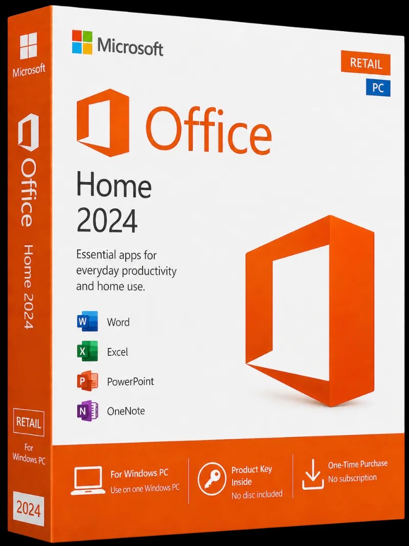 Microsoft Office Home 2024 PC (non BIND) - Retail