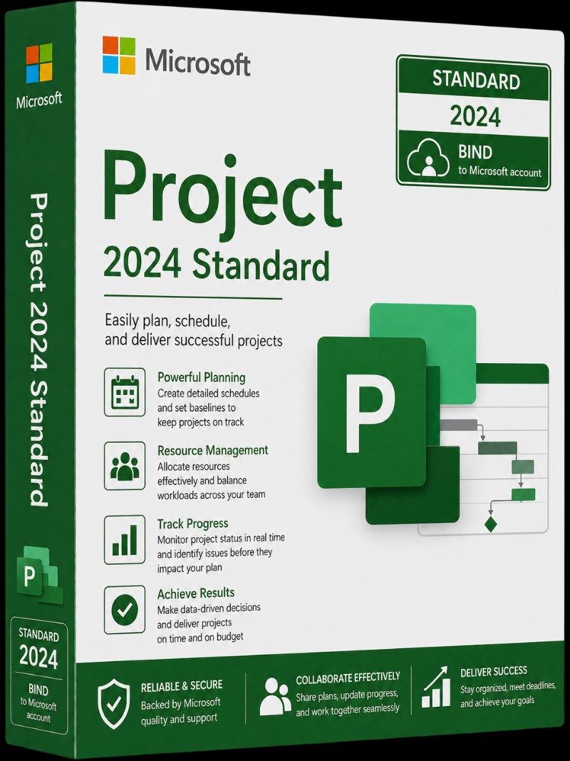 Microsoft Project 2024 Standard - BIND
