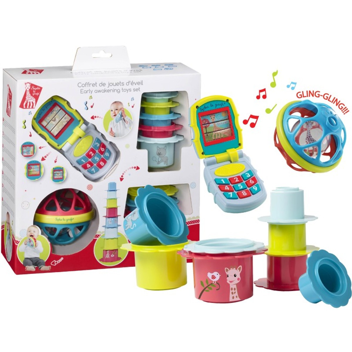 Coffret de jouets d'éveil