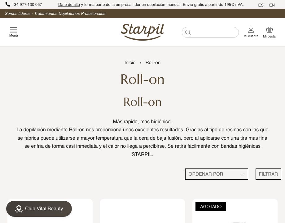 Cera en roll-on