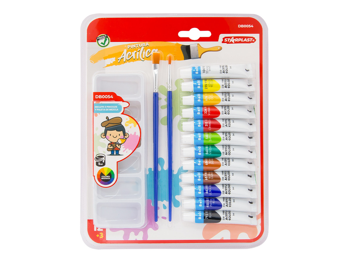 Set de pintura acrílica