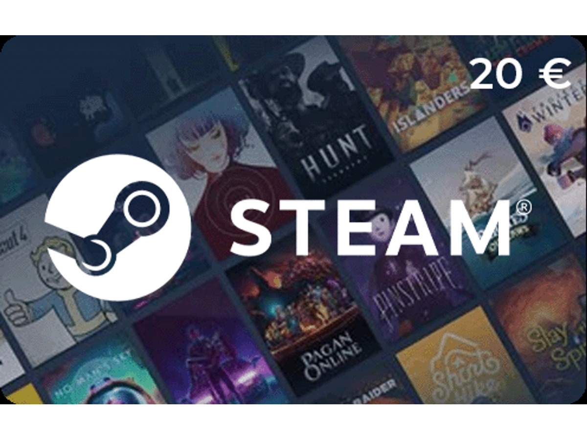 Tarjeta Steam 20 €