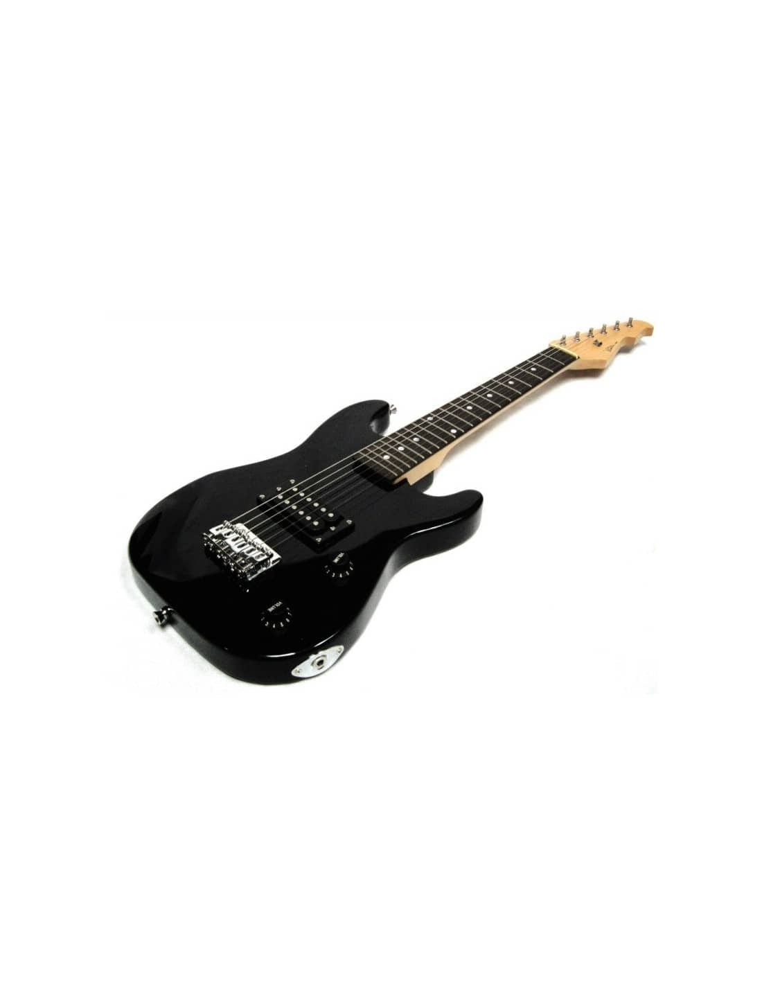 Guitarra Eléctrica Junior Strato Niños 3-7 Años | 3 Pastillas Palisandro | EK300BBK