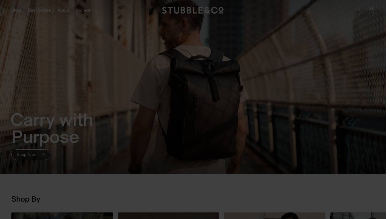 Home oficial de Stubble & Co