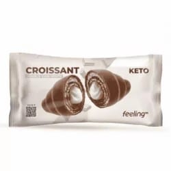 FeelingOK Croissant Double Ciok con chocolate blanco 50 g