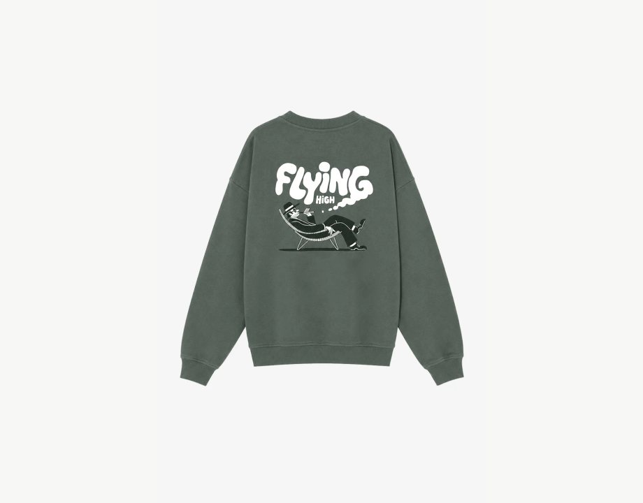 sweatshirt Flying High Green