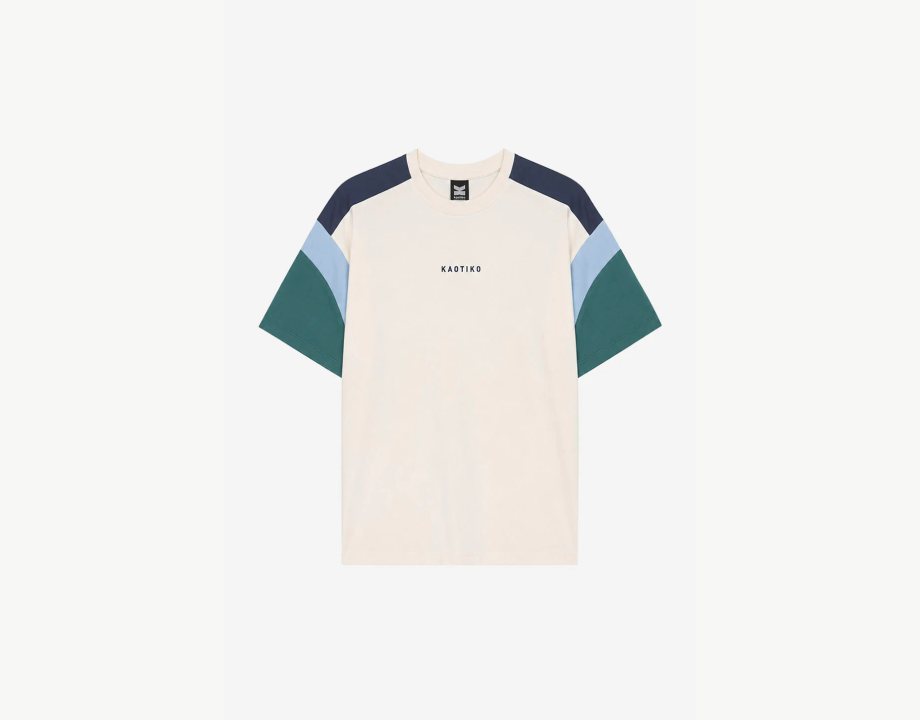 T-shirt Ottawa Ivory Blue Deep Jungle