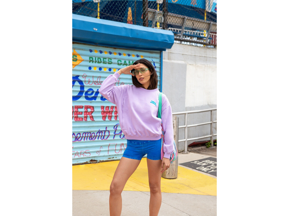 Sweat Allaitant La P'allaite Mauve