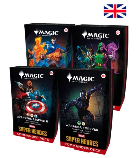 Commander Display Marvel Super Heroes
