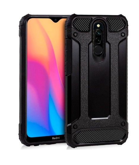 FUNDA XIAOMI REDMI 8/8A HARD CASE NEGRO