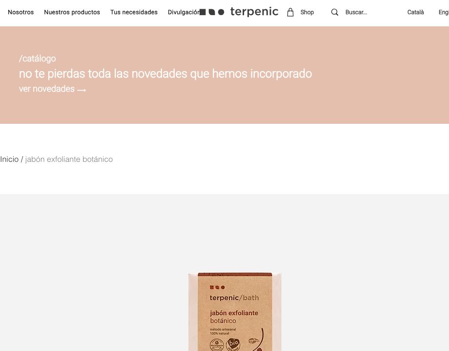 Jabon exfoliante