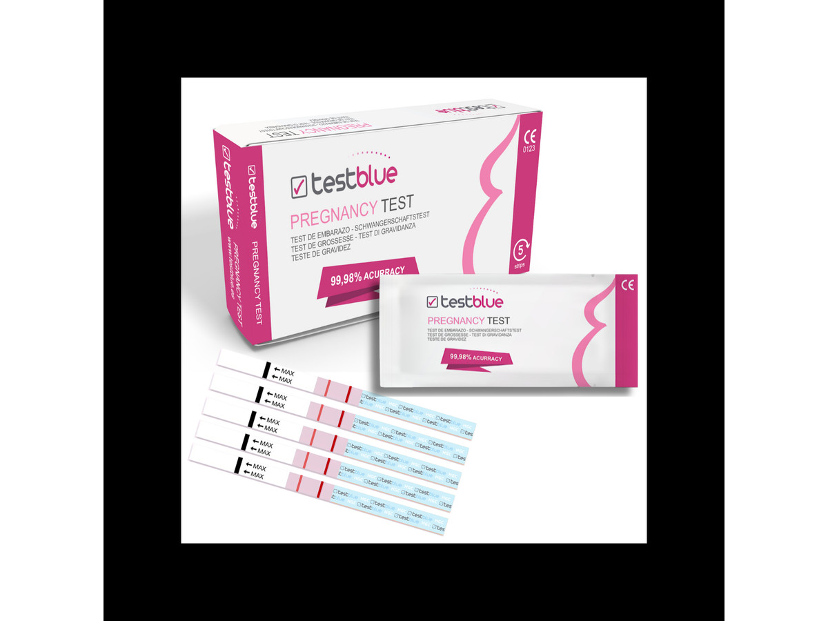 5 Tiras Test de Embarazo