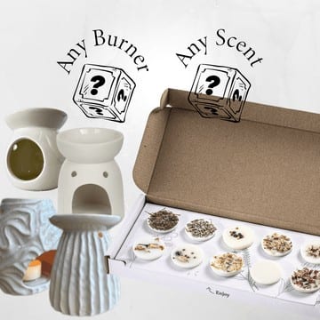 Bundle: Mystery Wax Melts + Burner