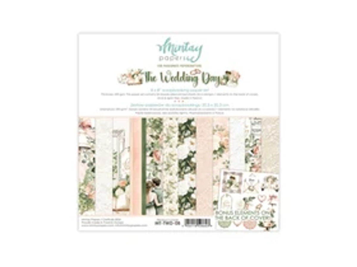 The Wedding Day 8 x 8 Paper Set