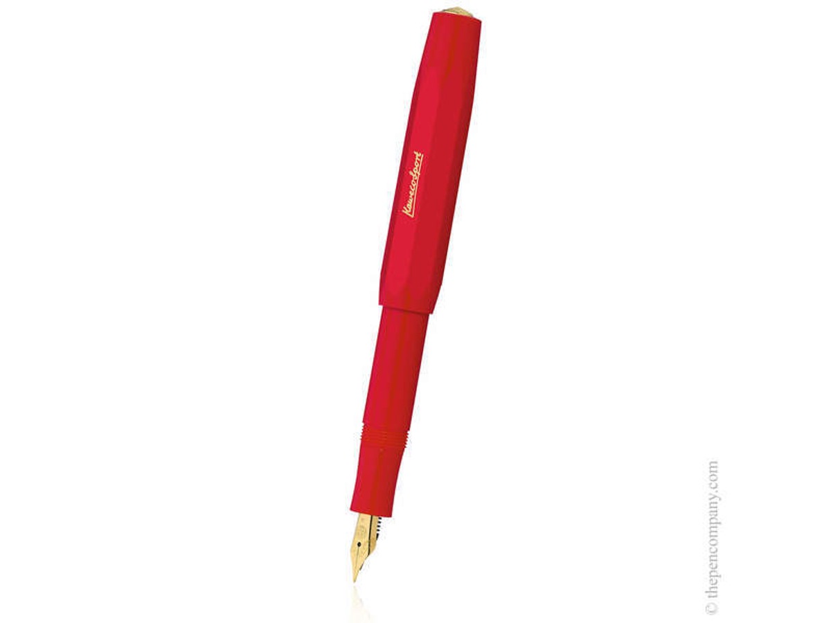 Red Kaweco Classic Sport Fountain Pen - Fine - The Pen Company ✒ Designer Pens, Pencils, Inks and more...