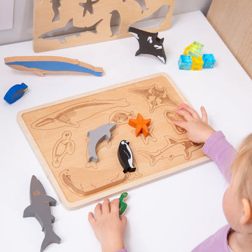 Ocean animal layer puzzle