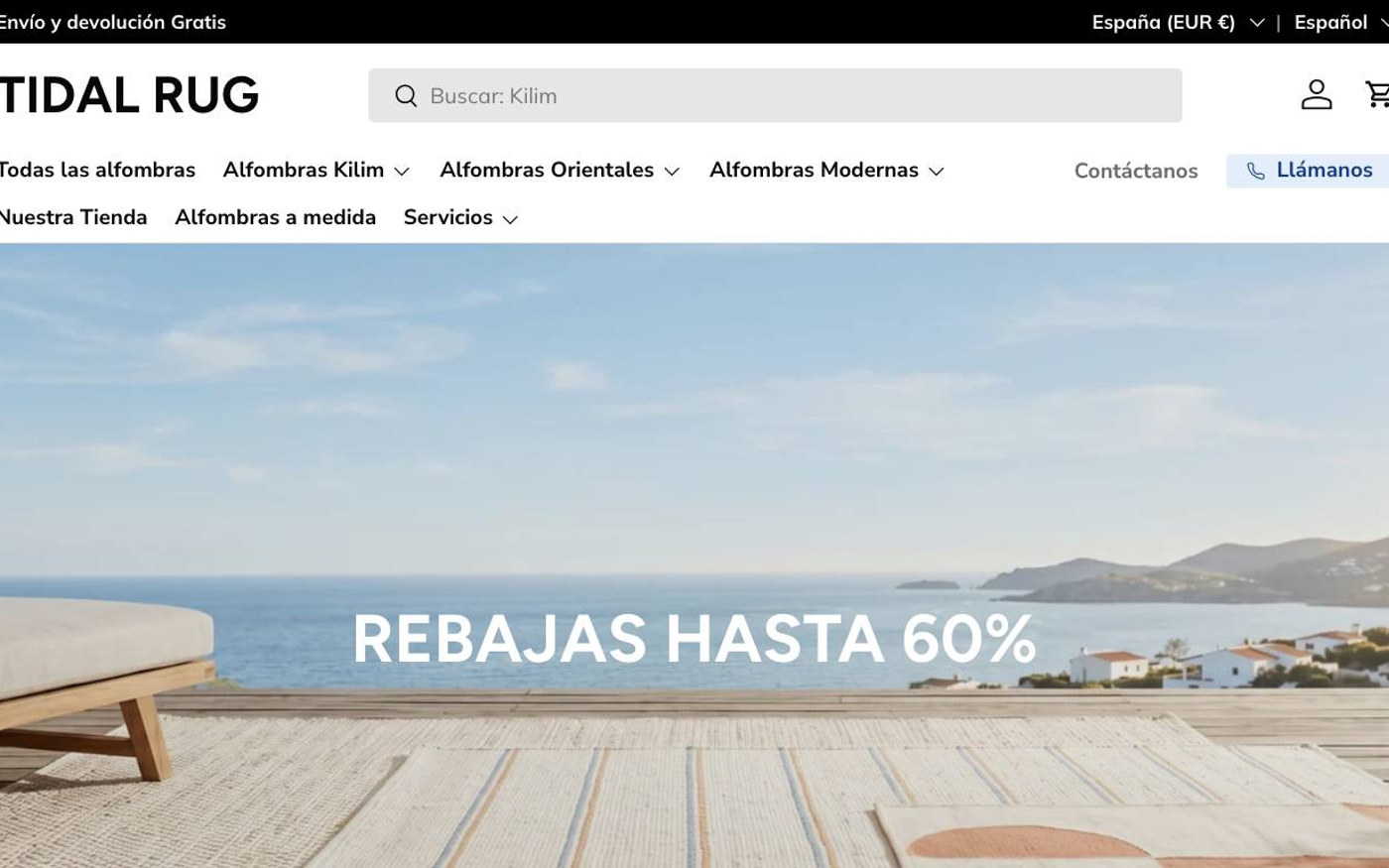 Captura limpia de la home oficial de TIDAL