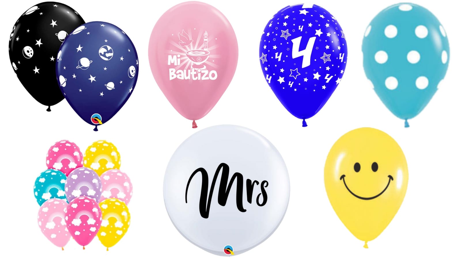 Globos de látex impresos