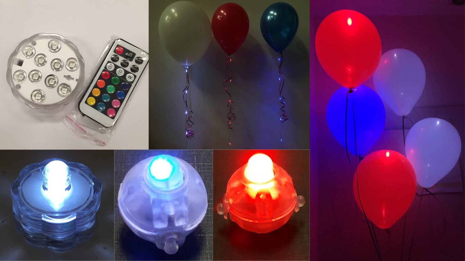 Globos con leds