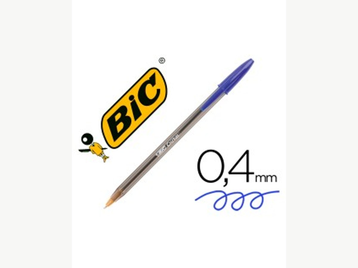 Bolígrafo BIC Cristal original azul