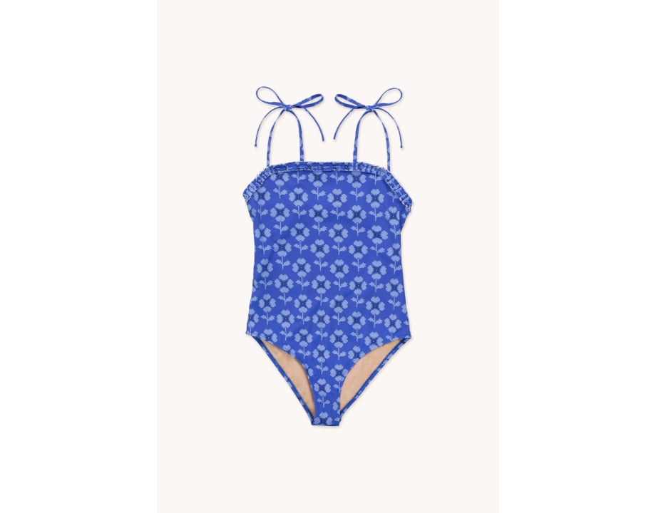 CROSS STITCH FLOWERS SWIMSUIT