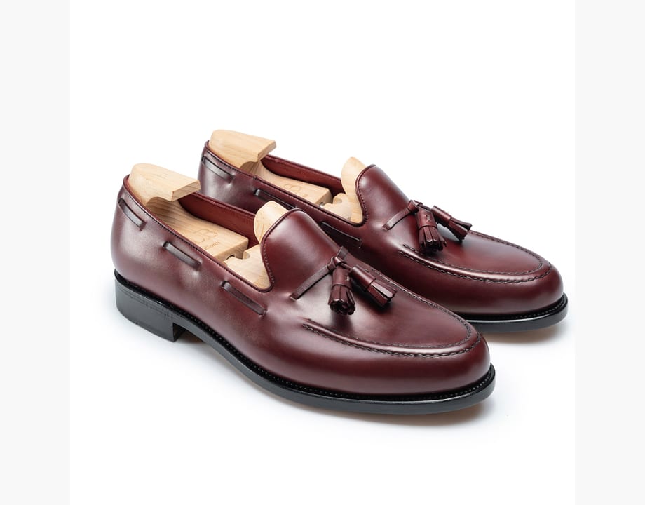 Ethan Queens Vegano Burgundy Loafers